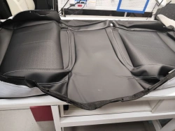 7002440XST33A8P Rear seat cushion cover (black)