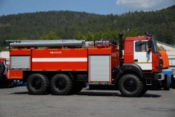 Fire tanker truck ??-5,?-(40-70), type 5883, modification 58810J (mod.5), on chassis Ural-5557-78, 5557-80, 5557-82, 5557-84.