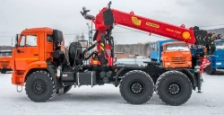 Tractor-tractor truck with CMU (H/M )(JSC "INMAN" IM150N, IM320), model 336966 on chassis KAMAZ -43118-50/A5/RR/RS