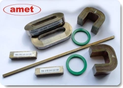 Magnetic strip conductors with normalised level of losses on remagnetisation of AMET grades (84XT, 5B, 5T, 1B, 1T, 2T, 86T, 3404