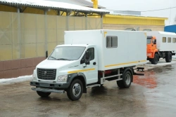 Trucks with CNG gas engine mod. 5759AF-3 without CMU on the basis of GAZ chassis mod. C41R16, C41R36, C42R36/TC GAZ mod. C41