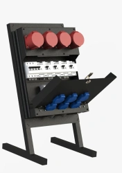 Floor-mounted portable/hanging distribution combination module (Shield with sockets) T P09.001