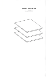 YR9 - set of three free-standing shelves for linen from bedroom furniture set "ALTEA".