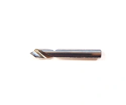 DC09 series carbide centring drill bit with cutting diameter 6 mm, total length 66 mm, 90 degree apex angle,
