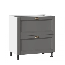 Amelie-3 LD.299840.000 Set of kitchen cabinet fronts 800 with 2 drawers (Lux) (Onyx grey)