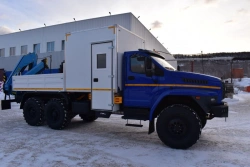 Special van with CMU produced by INMAN JSC on Ural 4320-4951-78; 4320-4951-80; 4320-4951-82 chassis. GIR brand
