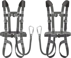 Safety harness for integration into fireman's uniform, model 7202.