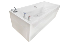 Water therapy bathtub "OCCERVILLE", modification - aeromassage bathtub with chromo lamp A16/X