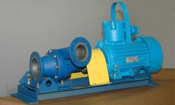 Installation of axial-diagonal (screw) pump UODN 130-100-75