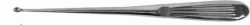 23-304-20 Volkmann oval bone curette with hollow handle No. 00