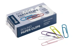 Paper clips 50 mm 50 pcs., coloured