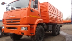 Flatbed truck type AZC50 of modification 533952 on chassis KAMAZ 43118-RR