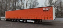 Curtain semi-trailer FOXTANK 877726 with axle units BPW HSFALM 9010-15 V36K 61.68.345.087QS/088QS, HSFALM 9010-15 V36K 61.68.