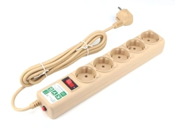 Filter-extension Power Cube 3,0 m 5 sockets (beige)