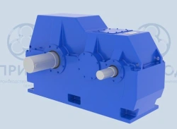 Cylindrical horizontal two-stage gearbox Ts2-630