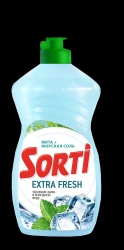 Dishwashing detergent SORTI Extra Fresh Mint + Sea Salt