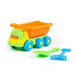 Set No. 546: "Yasha", tipper car, small shovel No. 3, small rake No. 3, item No. 57051