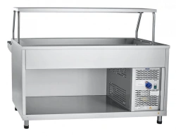 Refrigerated high-temperature display counter with neutral cabinet PVV(H)-70KM-03-NSh (kashir.)