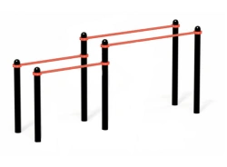 Double multi-level push-up bars, article number OS-15138