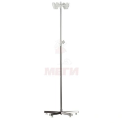 SW-01-"MSC" (5310-01) Medical infusion stand five-post stainless steel, without wheels