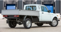 Vehicle VIS LADA 4x4 pick-up truck, type 2346, modification 234600 (flatbed platform with rigid superstructure)
