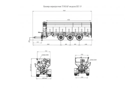 Bunker-loader TONAR model BP 15 with axial units TONAR model PT12