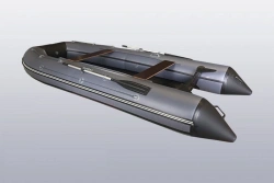 PVC inflatable boat "Big Boat". Ermak 420 transom boat with NPDND