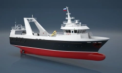 Small refrigerated fishing trawler T30B