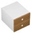 "PROFIQUADRO" Built-in 2-drawer cabinet with lock for base units article KW 205