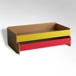 Tiered children's bed