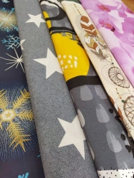 Cotton fabric plain weave calico "Polina" printed (printed), wp.pl. 86 g / sq.m, width. 80 cm, 100% cotton