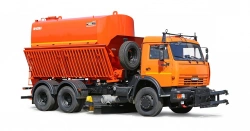 Combination machine KO-829B1, type KO-829B, modification KO-829B1, base chassis: KAMAZ-65115-A5, KAMAZ-65115-50, KAMAZ-65115-5.