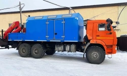 Mobile workshop with CMU (manufactured by Inman JSC) on chassis KAMAZ KAMAZ-018/2011/TRCU-3axle-101 (KAMAZ 43118(-50,-A5,-RR,-R)