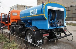 Tank truck (AC) (service water, drain cleaning machine) 7074K9-60 on chassis Kamaz 43253-G5