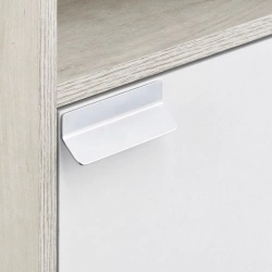 Cupboard - column Aquaton Fly 1-leaf white, oak kraft right 1A237903FAX1R1.A237.9.03F.AX1.R