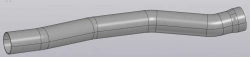 Inlet pipe 1201733XGW02A/ 11.71.076.700.004