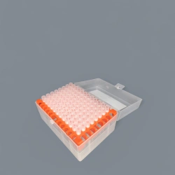 Polymer tip non-sterile disposable to pipette pipettes with a filter 300 µl. in a rack 96 pcs.