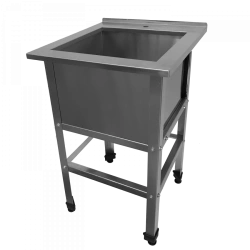 Single-section wash tub
