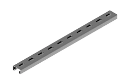 Profile SMUP single 41x21x00x00, with overall dimensions from 41x21x200 mm to 41x21x6000 mm, with metal thickness from 2,0 mm to