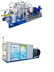 Shelf" compressor blocks