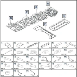 Set of metal guards for Mitsubishi L200 MY (2019-)
