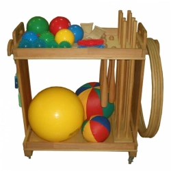 Trolley with gymnastic apparatus art.TG-003