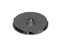 Working wheel complete with washers, floating, MT5A-60DP, shaft 17 mm, short hub, Niresist / IMPELLER, S/A: FL, MT5A-60DP, 17