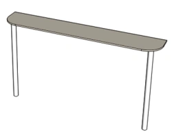 Wall-mounted table