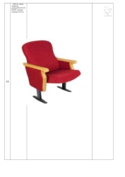Armchair, brand "Verona", size: 520*700*950 mm (W*H*H), thickness of seat cushion 120 mm.