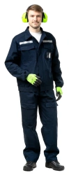 Men's suit for aircraft technicians /jacket, trousers/, model 3.021