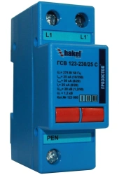 Protection device against impulse overvoltages GSV123-230/25 C (LT), cat.no.123 100.