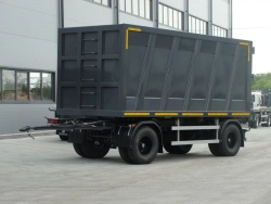 Scrap wagon trailer, model 780254 on axle unit 61.68.361.059QS with ABS HSFALM 9010-15 V36 ECO-PLUS with maximum permissible wei