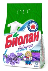 Universal powdered laundry detergent "Biolan Lavender Auto"