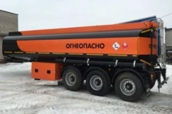 Tank semi-trailer for transport of oil products model 9639B on BPW axle units